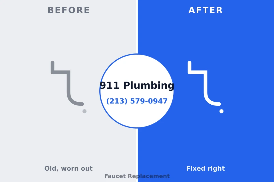 Before and after: plumbing repair North Plains, OR